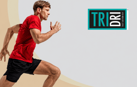 TriDri panelled athletic wear from BulkApparel
