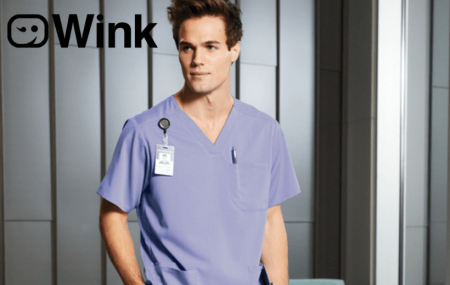 Wink professional scrub tops from BulkApparel